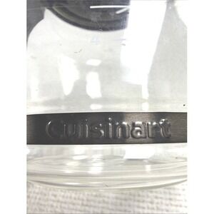 Cuisinart‎ Coffee Carafe 12 Cup Clear Glass Black Handle Replacement Pot